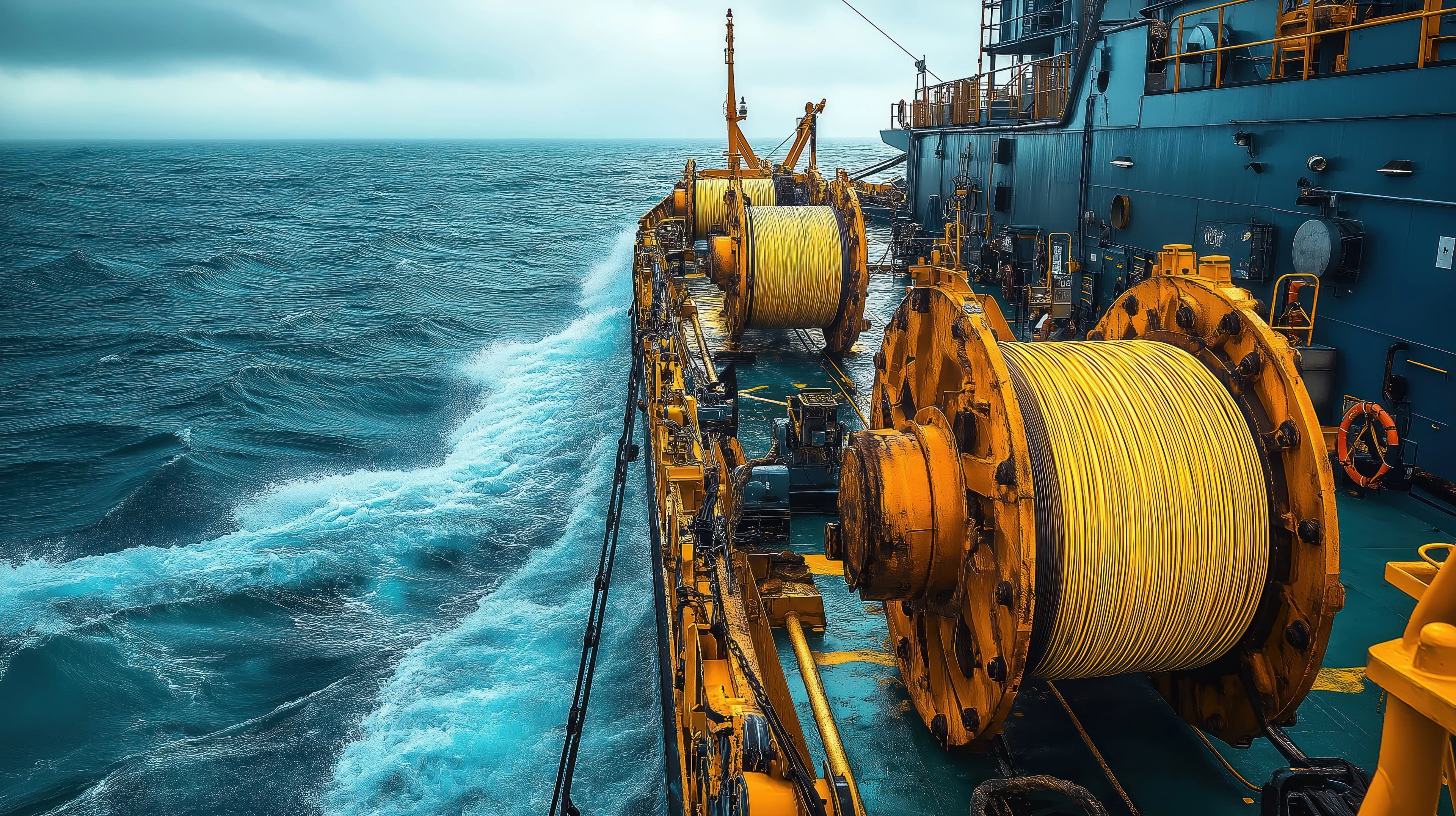 Submarine cable vessel